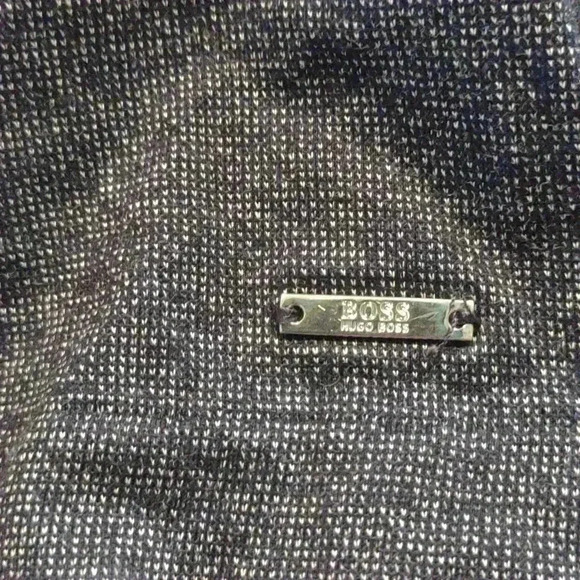 Men's Hugo Boss short sleeve slim fit Navy/white polo size large - Picture 4 of 5